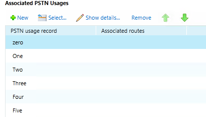 Usages in VoicePolicy