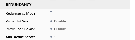 ProxySetRedundancy