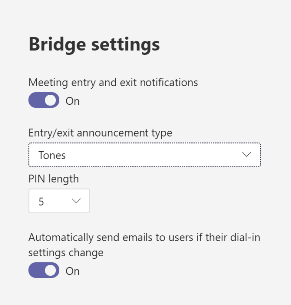 BridgeSettings